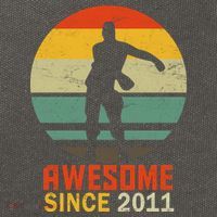 Floss Dance 8th Birthday Awesome Since 2011 Cotton Canvas Backpack