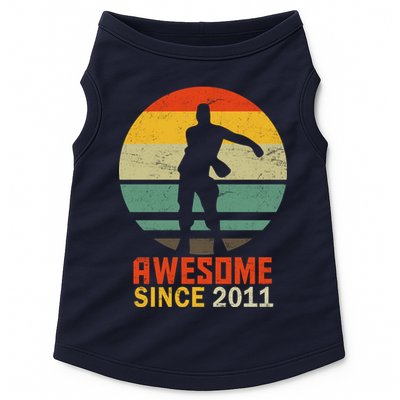 Floss Dance 8th Birthday Awesome Since 2011 Doggie Tank