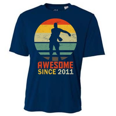 Floss Dance 8th Birthday Awesome Since 2011 Cooling Performance Crew T-Shirt