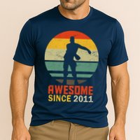 Floss Dance 8th Birthday Awesome Since 2011 Cooling Performance Crew T-Shirt