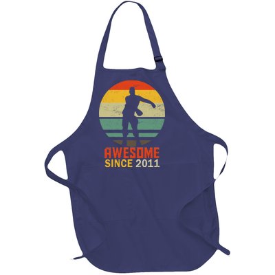 Floss Dance 8th Birthday Awesome Since 2011 Full-Length Apron With Pockets