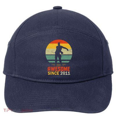 Floss Dance 8th Birthday Awesome Since 2011 7-Panel Snapback Hat