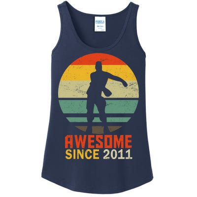 Floss Dance 8th Birthday Awesome Since 2011 Ladies Essential Tank