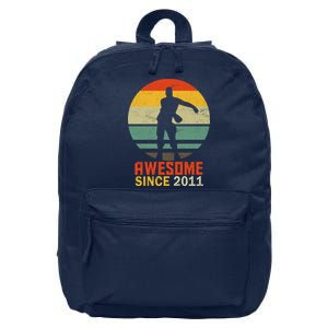 Floss Dance 8th Birthday Awesome Since 2011 16 in Basic Backpack