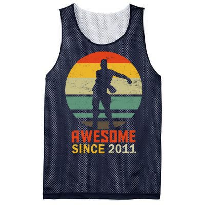 Floss Dance 8th Birthday Awesome Since 2011 Mesh Reversible Basketball Jersey Tank