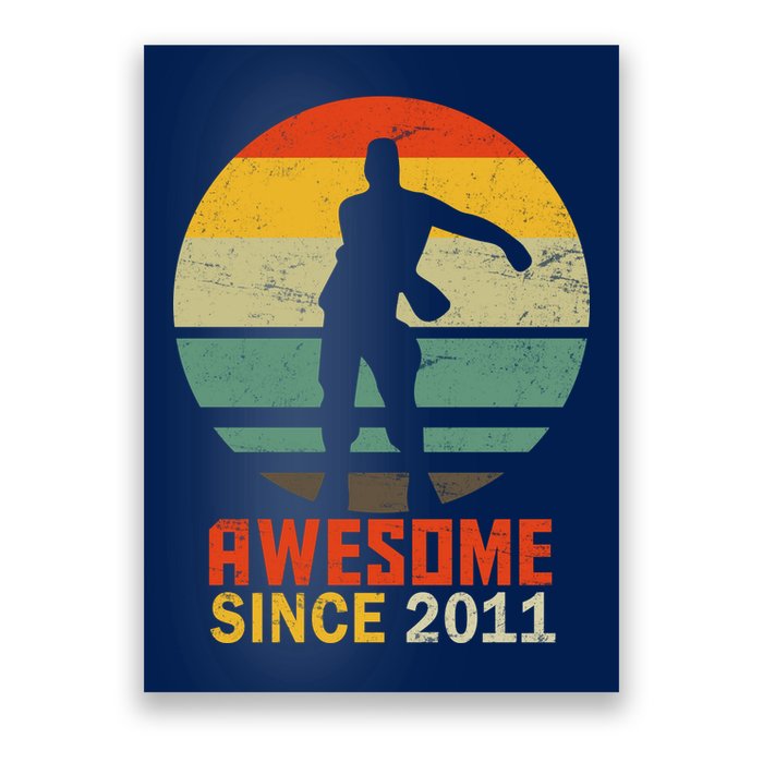 Floss Dance 8th Birthday Awesome Since 2011 Poster