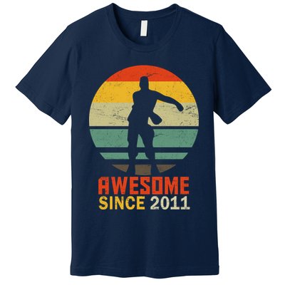 Floss Dance 8th Birthday Awesome Since 2011 Premium T-Shirt