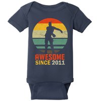 Floss Dance 8th Birthday Awesome Since 2011 Baby Bodysuit