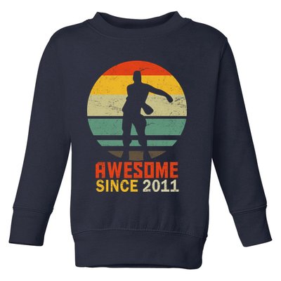 Floss Dance 8th Birthday Awesome Since 2011 Toddler Sweatshirt