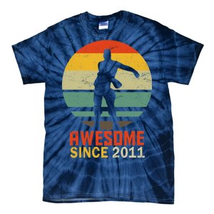 Floss Dance 8th Birthday Awesome Since 2011 Tie-Dye T-Shirt