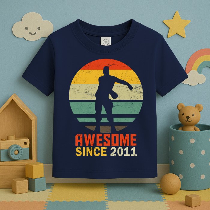 Floss Dance 8th Birthday Awesome Since 2011 Toddler T-Shirt