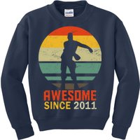 Floss Dance 8th Birthday Awesome Since 2011 Kids Sweatshirt