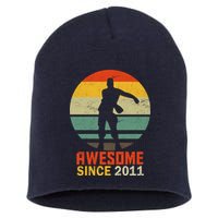Floss Dance 8th Birthday Awesome Since 2011 Short Acrylic Beanie