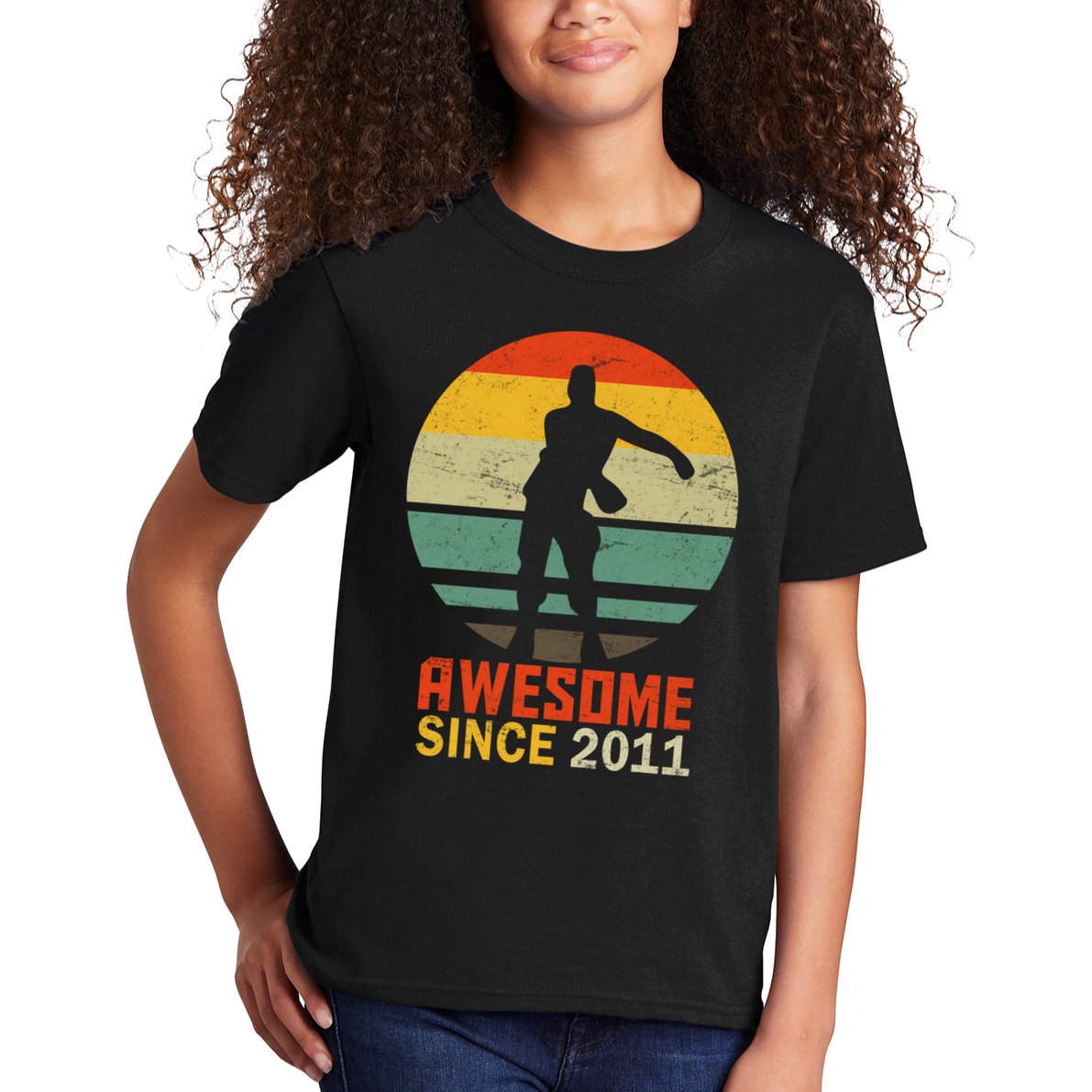 Floss Dance 8th Birthday Awesome Since 2011 Kids T-Shirt