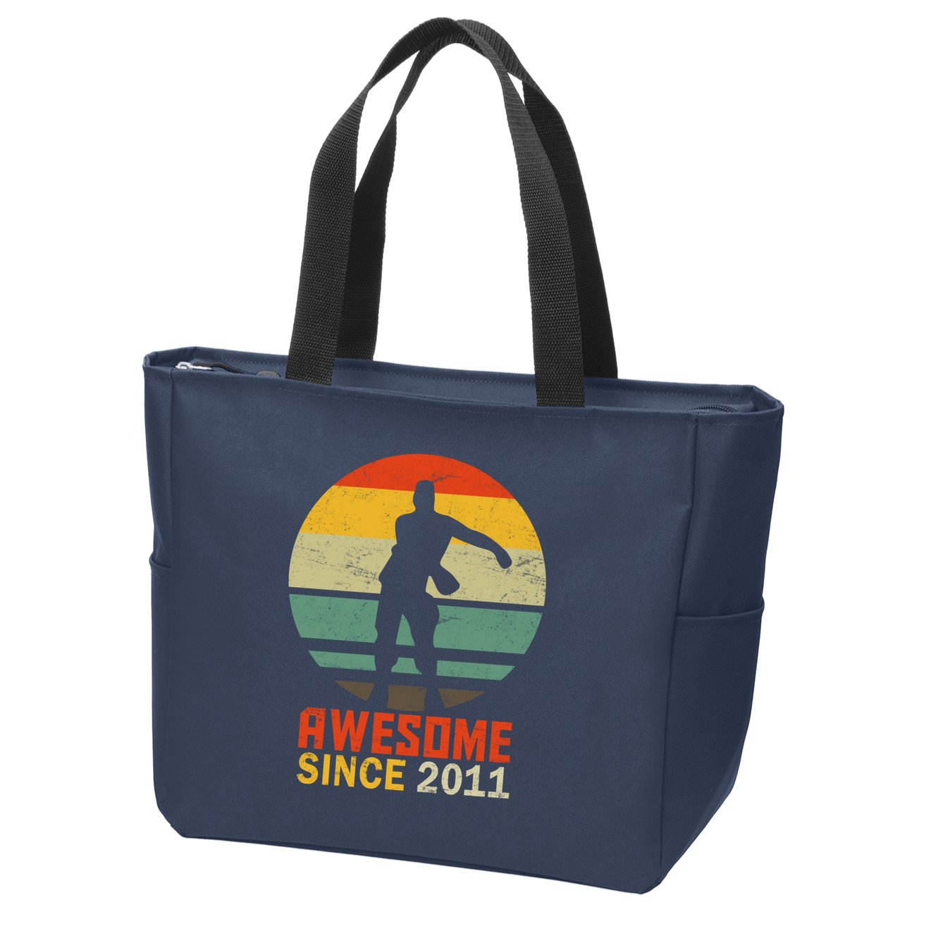 Floss Dance 8th Birthday Awesome Since 2011 Zip Tote Bag