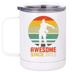 Floss Dance 8th Birthday Awesome Since 2011 12 oz Stainless Steel Tumbler Cup