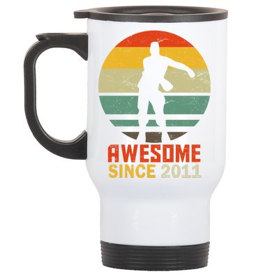 Floss Dance 8th Birthday Awesome Since 2011 Stainless Steel Travel Mug