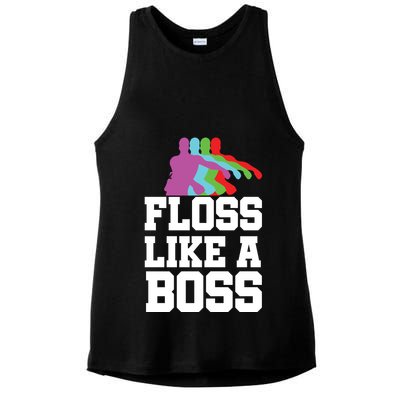 Floss Like A Boss Ladies PosiCharge Tri-Blend Wicking Tank
