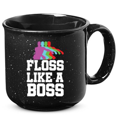 Floss Like A Boss 15oz Campfire Ceramic Mug