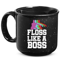 Floss Like A Boss 15oz Campfire Ceramic Mug