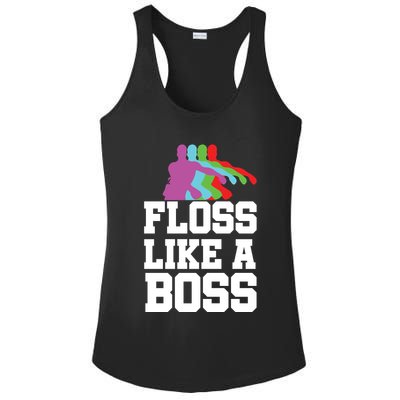 Floss Like A Boss Ladies PosiCharge Competitor Racerback Tank