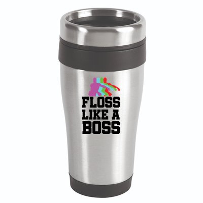 Floss Like A Boss 16oz Travel Tumbler