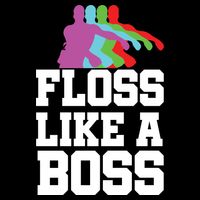 Floss Like A Boss Cropped Pullover Crew
