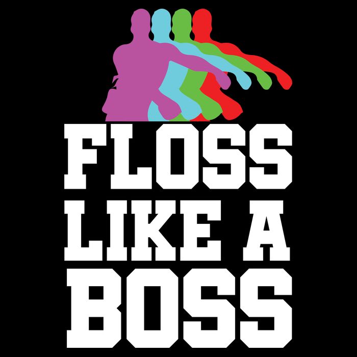 Floss Like A Boss Cropped Pullover Crew
