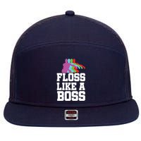 Floss Like A Boss 7 Panel Mesh Trucker Snapback Hat