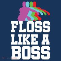 Floss Like A Boss 7-Panel Snapback Hat