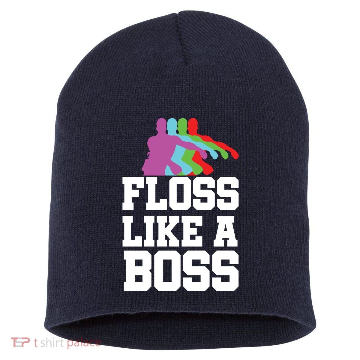 Floss Like A Boss Short Acrylic Beanie