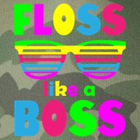 Floss Like A Boss 80's Style Retro Legacy Tie Dye Trucker Hat