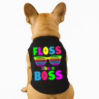 Floss Like A Boss 80's Style Retro Doggie Tank