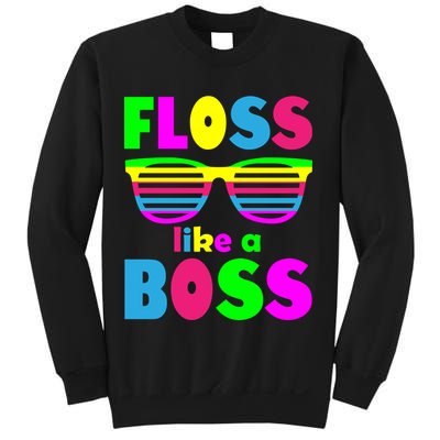 Floss Like A Boss 80's Style Retro Sweatshirt
