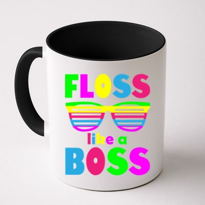 Floss Like A Boss 80's Style Retro Mug