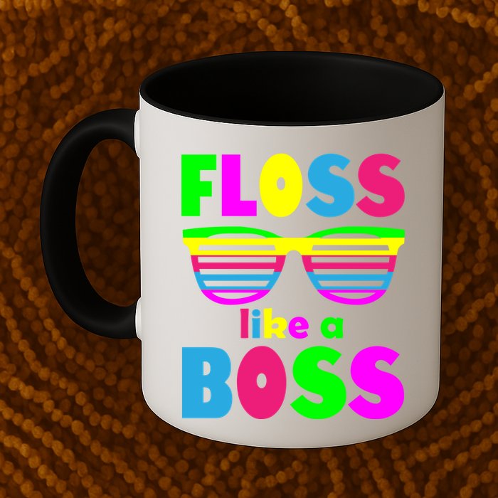 Floss Like A Boss 80's Style Retro Mug