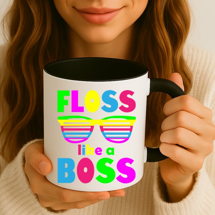 Floss Like A Boss 80's Style Retro Mug