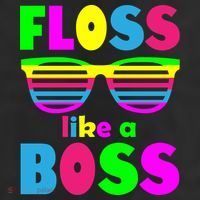 Floss Like A Boss 80's Style Retro 11oz C Handle Ceramic Mug