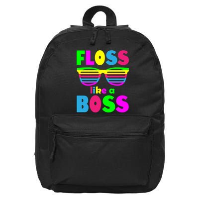 Floss Like A Boss 80's Style Retro 16 in Basic Backpack