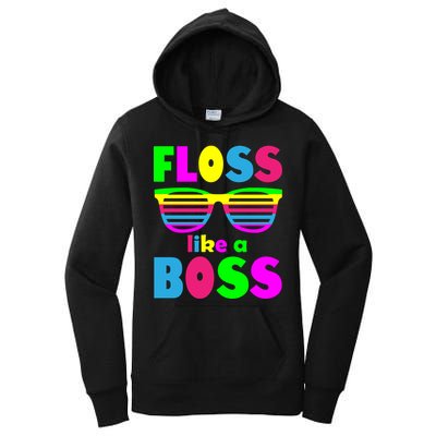 Floss Like A Boss 80's Style Retro Women's Pullover Hoodie