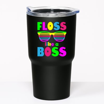 Floss Like A Boss 80's Style Retro Tumbler