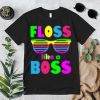 Floss Like A Boss 80's Style Retro Premium T-Shirt