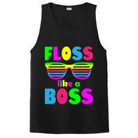 Floss Like A Boss 80's Style Retro PosiCharge Competitor Tank