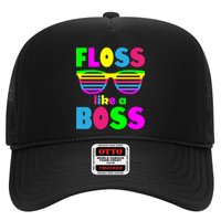 Floss Like A Boss 80's Style Retro Trucker Hat
