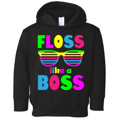 Floss Like A Boss 80's Style Retro Toddler Hoodie