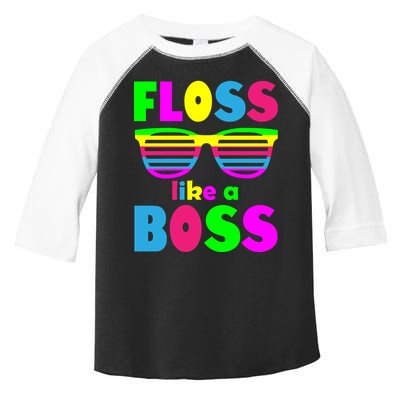 Floss Like A Boss 80's Style Retro Toddler Fine Jersey T-Shirt