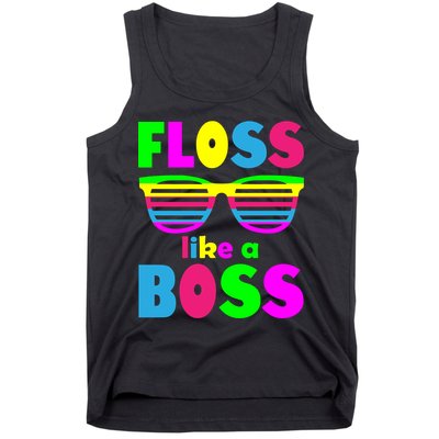 Floss Like A Boss 80's Style Retro Tank Top