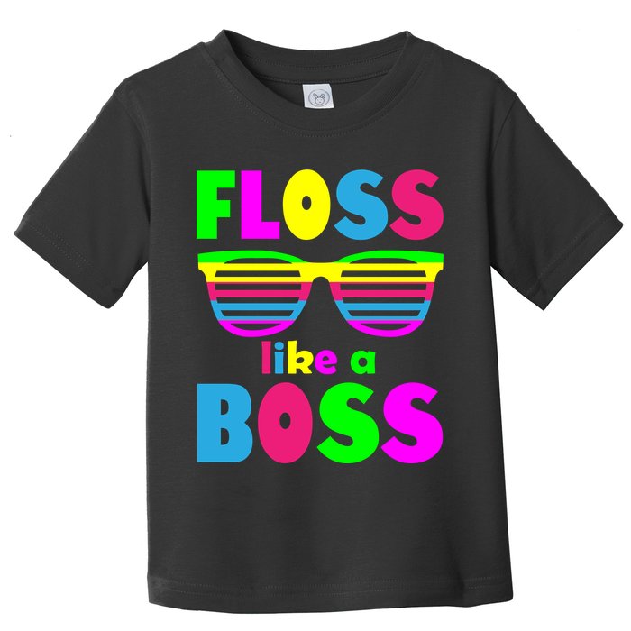 Floss Like A Boss 80's Style Retro Toddler T-Shirt