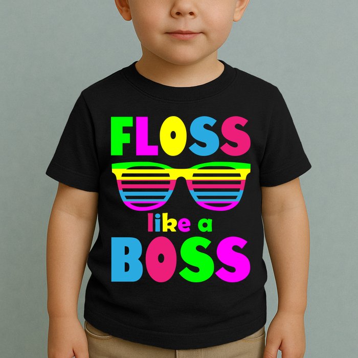 Floss Like A Boss 80's Style Retro Toddler T-Shirt