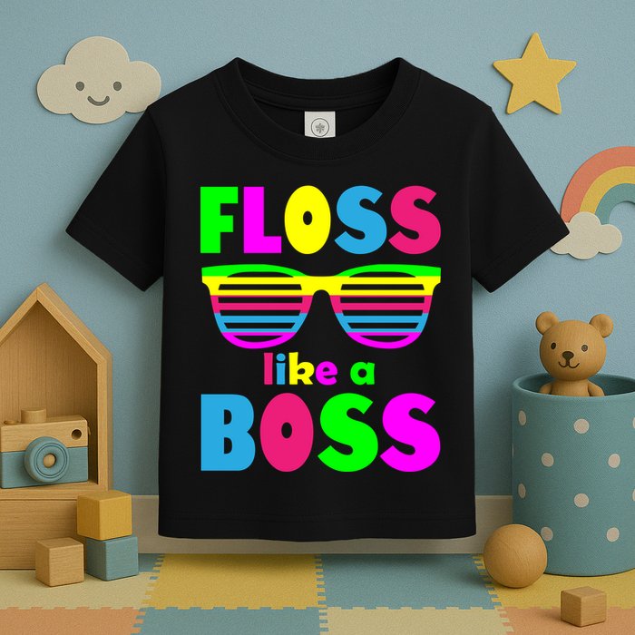 Floss Like A Boss 80's Style Retro Toddler T-Shirt